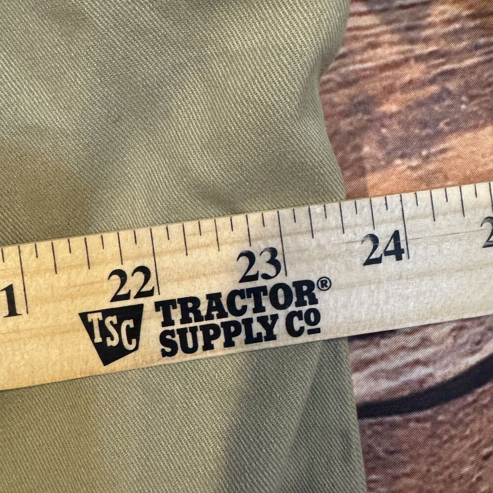 Dickies Men's LT Large Tall Khaki Tan Long Sleeve Button Down Work Shirt - Picture 6 of 7